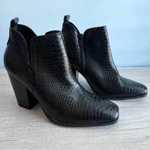 Sun + Stone Women’s Black Pollyy Dress Booties Size 7.5